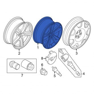 New OEM Wheel Fits, 2024 Ford Mustang - Part # PR3Z1007P