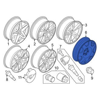 New OEM Wheel Fits, 2024 Ford Mustang - Part # PR3Z1007N