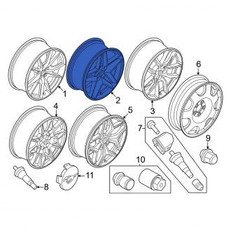 New OEM Wheel Fits, 2024 Ford Mustang - Part # PR3Z1007M