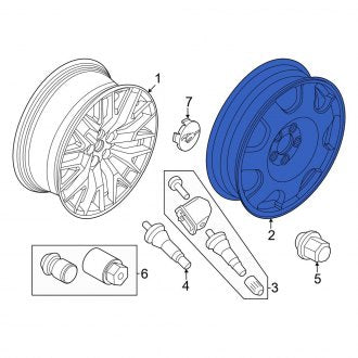 New OEM Wheel Fits, 2024 Ford Mustang - Part # PR3Z1007R