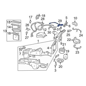 New OEM Vacuum Hose Fits, 1999-2004 Ford Mustang - Part # XR3Z19C828AA