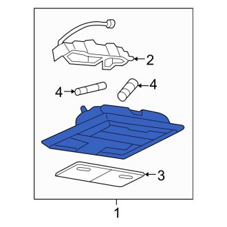 New OEM Upper Overhead Console Fits, 2005-2007 Ford Five Hundred - Part # 5G1Z54519A70AAA