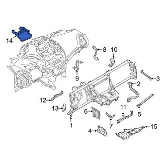 New OEM Upper Instrument Panel Mounting Bracket Fits, 2013-2018 Ford C-MAX - Part # CJ5Z78044F80A