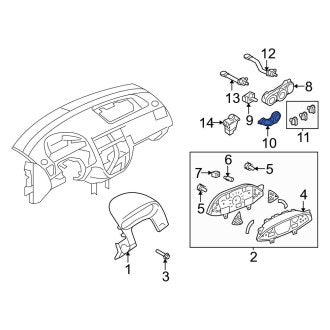 New OEM Window Defroster Switch Fits, 2005-2007 Ford Focus - Part # 4S4Z19986AB