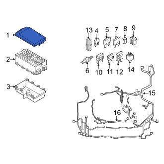 New OEM Upper Fuse Box Cover Fits, 2008-2011 Ford Focus - Part # 8S4Z14A003A