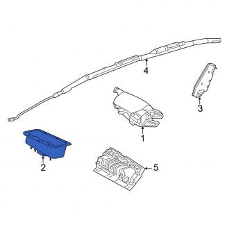 New OEM Upper Instrument Panel Air Bag Fits, 2012 Ford Focus - Part # CP9Z58044A74A