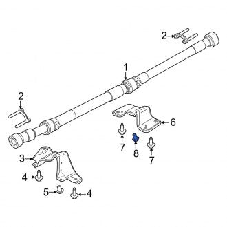 New OEM Lower Door Hinge Bolt Fits, 2013-2018 Ford C-MAX - Part # W711806S442