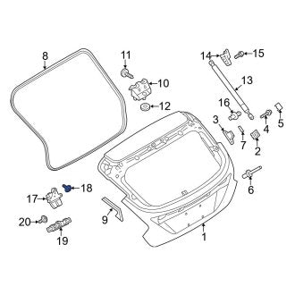 New Fits Kia, Emission Label - Part # 0K08F69A04