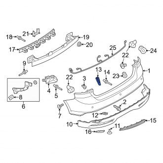 New OEM Valance Panel Bracket Fits, 2013-2018 Ford Focus - Part # CM5Z17D942A