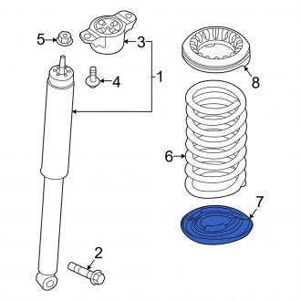 New OEM Lower Coil Spring Insulator Fits, 2013 Ford Escape - Part # CV6Z5793A