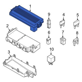 New OEM Upper Junction Block Cover Fits, 2010-2012 Ford Taurus - Part # AG1Z14A003A