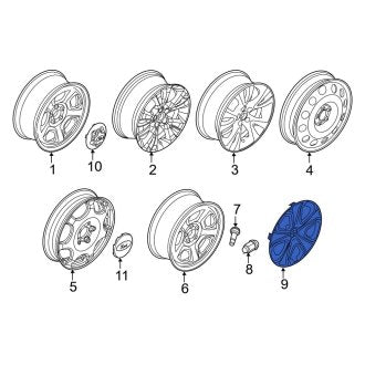 New OEM Wheel Cover Fits, 2013-2019 Ford Explorer - Part # DG1Z1130A