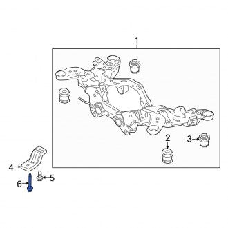 New OEM Rear Forward Suspension Crossmember Bolt Fits, 2011-2019 Ford Explorer - Part # W715633S439