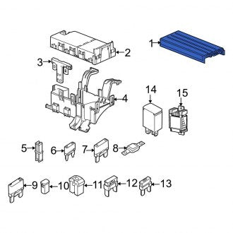 New OEM Upper Junction Block Cover Fits, 2005-2007 Ford Five Hundred - Part # 6E5Z14A003AA