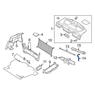 New OEM Wheel Lug Wrench Bracket Fits, 2006-2012 Ford Fusion - Part # W712041S439