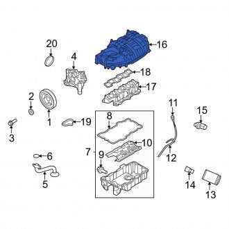 New OEM Upper Engine Intake Manifold Fits, 2009-2012 Ford Escape - Part # 9L8Z9424A