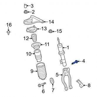 New OEM Upper Suspension Strut Bolt Fits, 2010-2012 Ford Fusion - Part # W302119S300