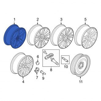 New OEM Wheel Fits, 2018 Ford Fusion - Part # JS7Z1007A