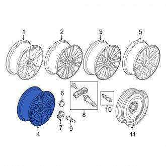 New OEM Wheel Fits, 2017 Ford Fusion - Part # HS7Z1007D