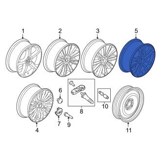 New OEM Wheel Fits, 2019-2020 Ford Expedition - Part # KS7Z1007C