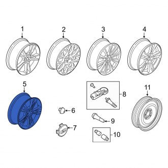 New OEM Wheel Fits, 2019-2020 Ford Expedition - Part # JS7Z1007B