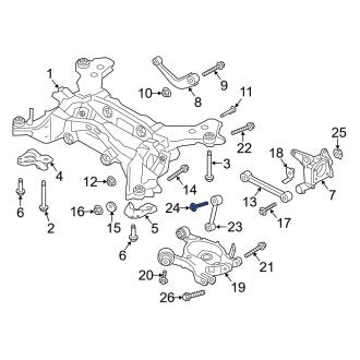 New OEM Upper Suspension Integral Link Bolt Fits, 2019-2020 Ford Expedition - Part # W717458S439