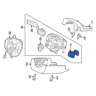 New OEM Windshield Wiper Switch Fits, 2017-2020 Lincoln Continental - Part # G3GZ17A553AB