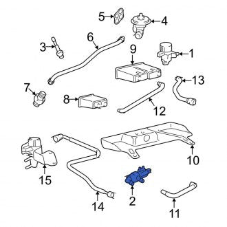 New OEM Vapor Canister Purge Solenoid Fits, 2000-2006 Lincoln LS - Part # XW4Z9F945AA