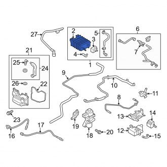 New OEM Vapor Canister Fits, 2013-2014 Lincoln MKZ - Part # CU5Z9D653F