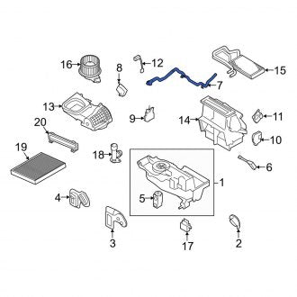 New OEM Vacuum Hose Fits, 2010 Lincoln MKT - Part # AE9Z19D888A