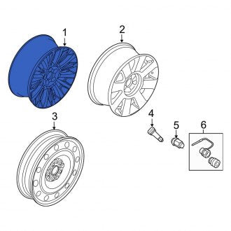 New OEM Wheel Fits, 2013-2018 Lincoln MKT - Part # DE9Z1007D