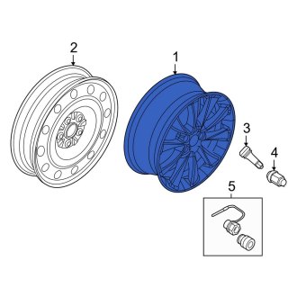 New OEM Wheel Fits, 2013-2019 Lincoln MKT - Part # DE9Z1007B