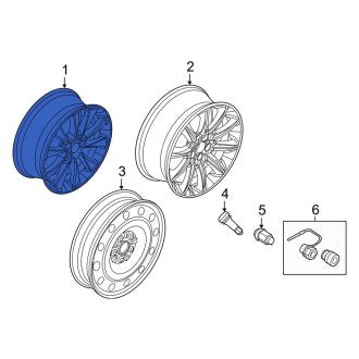 New OEM Wheel Fits, 2010 Lincoln MKT - Part # AE9Z1007A