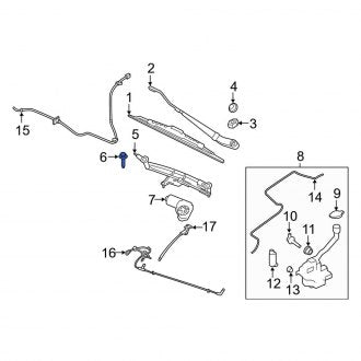 New OEM Windshield Wiper Linkage Bolt Fits, 2016-2019 Lincoln MKT - Part # N806528S439