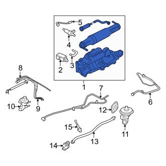 New OEM Vapor Canister Fits, 2005-2007 Mercury Montego - Part # 7G1Z9D653C