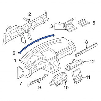 New OEM Windshield Defroster Nozzle Fits, 2008-2009 Mercury Sable - Part # 8G1Z54044E82BA