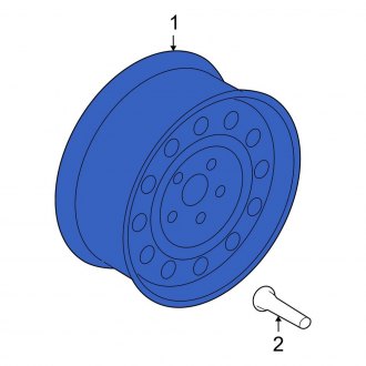 New OEM Wheel Fits, 2004 Ford F-150 - Part # 4L3Z1007CA