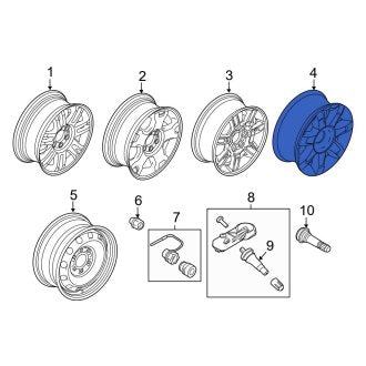 New OEM Wheel Fits, 2010-2014 Ford F-150 - Part # AL3Z1007J