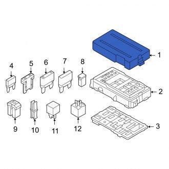 New OEM Upper Inner Fuse Box Cover Fits, 2011-2014 Ford F-150 - Part # BC3Z14A003DA