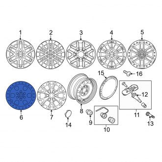 New OEM Wheel Fits, 2021-2023 Ford F-150 - Part # ML3Z1007Q