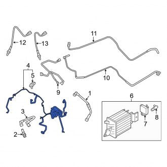 New OEM Vacuum Hose Fits, 2015-2017 Ford F-150 - Part # FL3Z9S468B