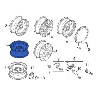 New OEM Wheel Fits, 2017-2018 Ford F-150 - Part # HL3Z1007B