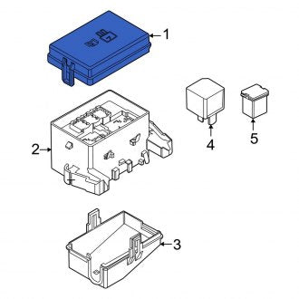 New OEM Upper Fuse and Relay Center Cover Fits, 2021-2023 Ford F-150 - Part # 5L3Z14A003DA