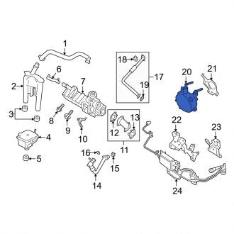 New OEM Vacuum Pump Fits, 2021-2022 Ford F-150 - Part # ML3Z2A451A