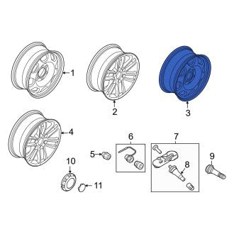 New OEM Wheel Fits, 2018-2023 Ford F-150 - Part # KL3Z1007F