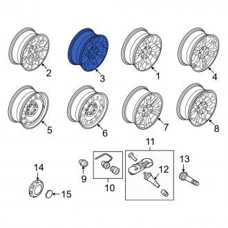 New OEM Wheel Fits, 2021-2023 Ford F-150 - Part # ML3Z1007DA