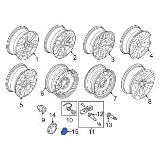 New OEM Wheel Cap Fits, 2022-2024 Ford Bronco - Part # ML3Z1130A