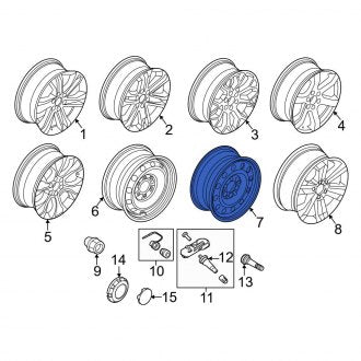 New OEM Wheel Fits, 2021-2023 Ford F-150 - Part # ML3Z1007CA