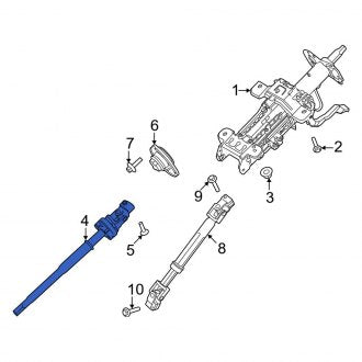 New OEM Upper Steering Shaft Fits, 2021-2024 Ford F-150 - Part # ML3Z3E751B