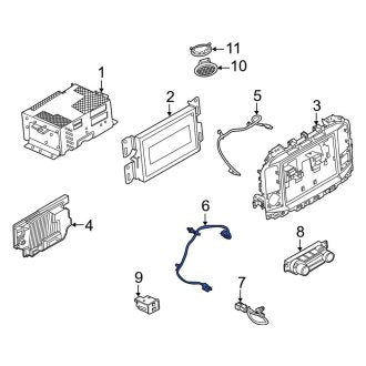 New OEM Upper GPS Navigation System Connector Fits, 2021-2023 Ford F-150 - Part # ML3Z14D202A